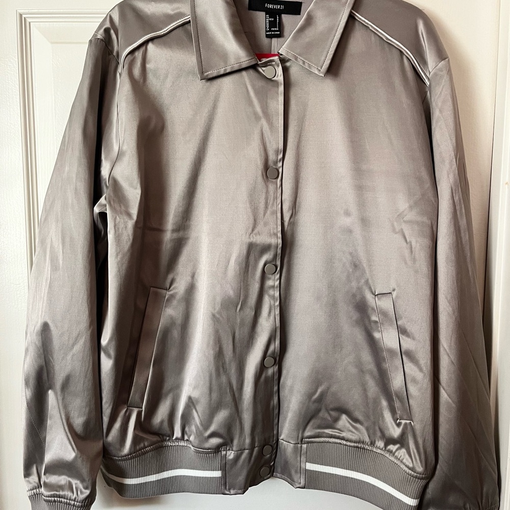 Forever 21 Metallic Silver Jacket